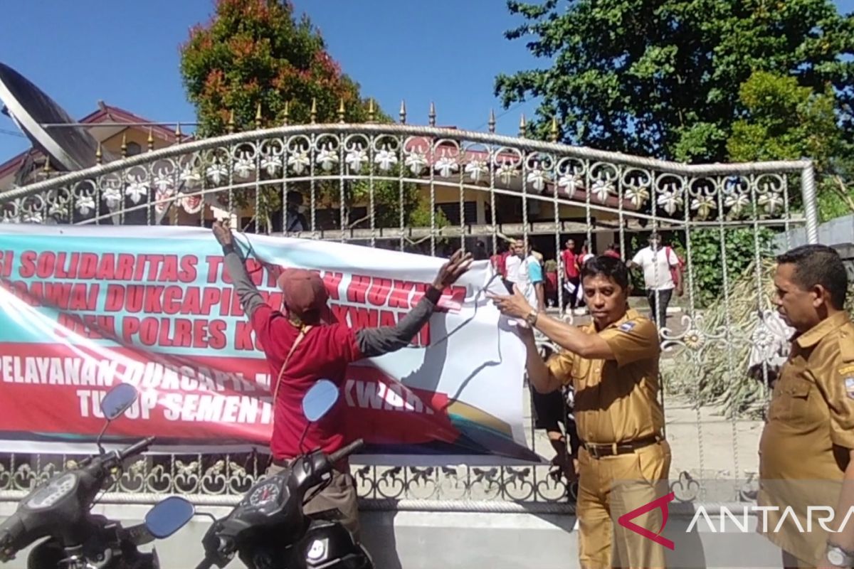 Pelayanan Kantor Dukcapil Manokwari kembali normal