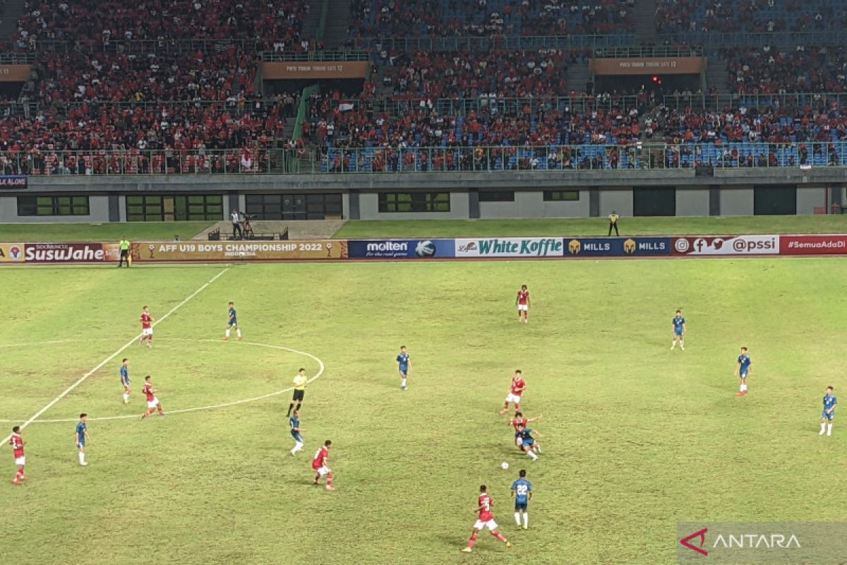 Piala AFF U-19, empat gol Hokky warnai kemenangan 7-0 Indonesia atas Brunei Darussalam
