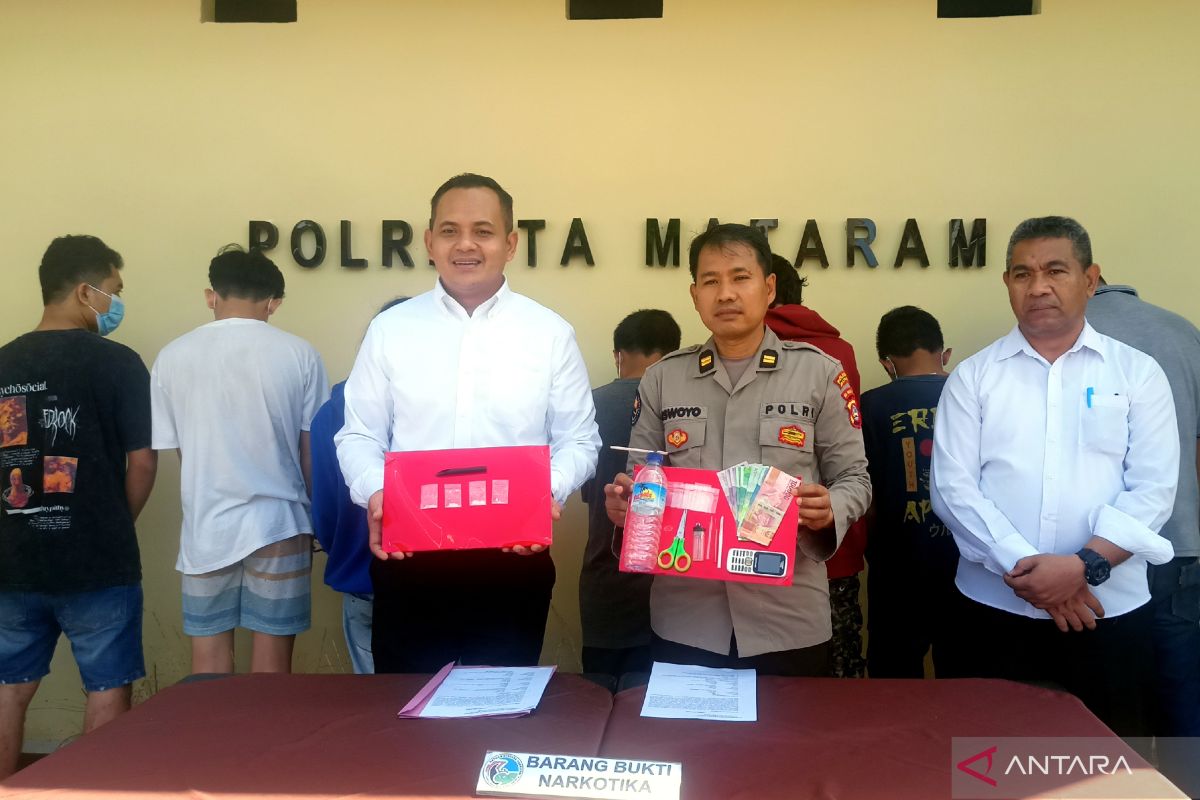 Polresta Mataram periksa tujuh orang jaringan peredaran narkoba