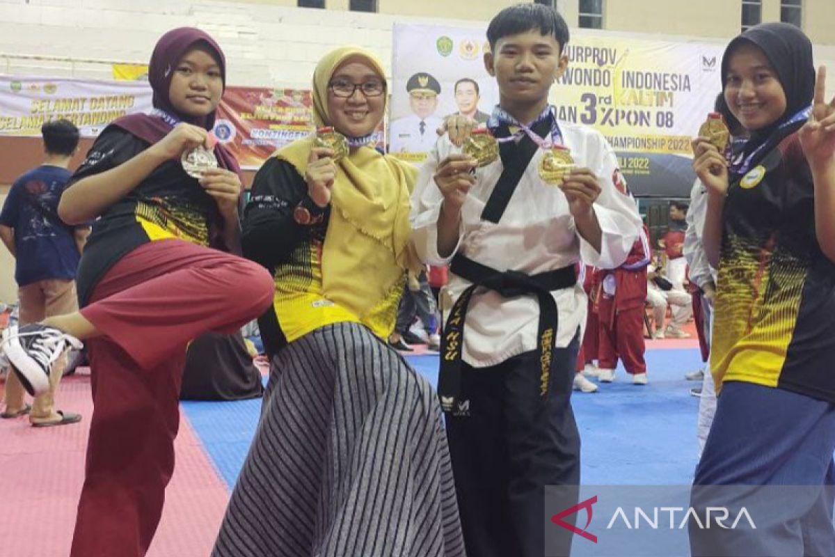 Atlet Taekwondo raih empat medali Nasional