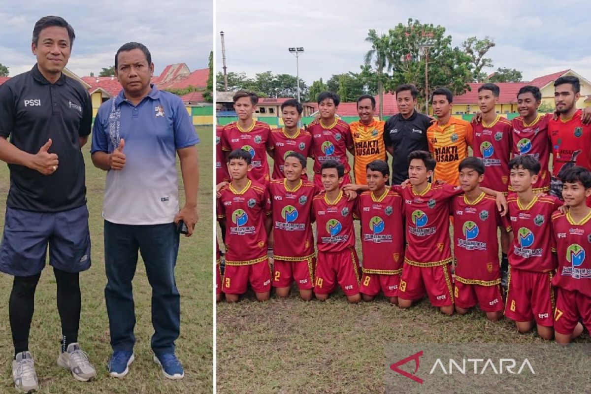 Asisten pelatih nasional bantu latihan tim Popda HSU