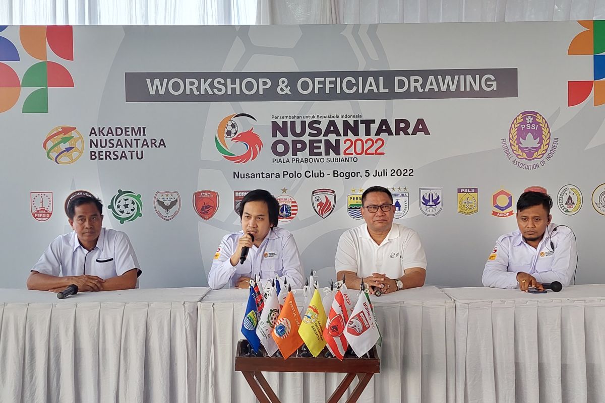 16 tim sepak bola ikuti Piala Prabowo Subianto 2022
