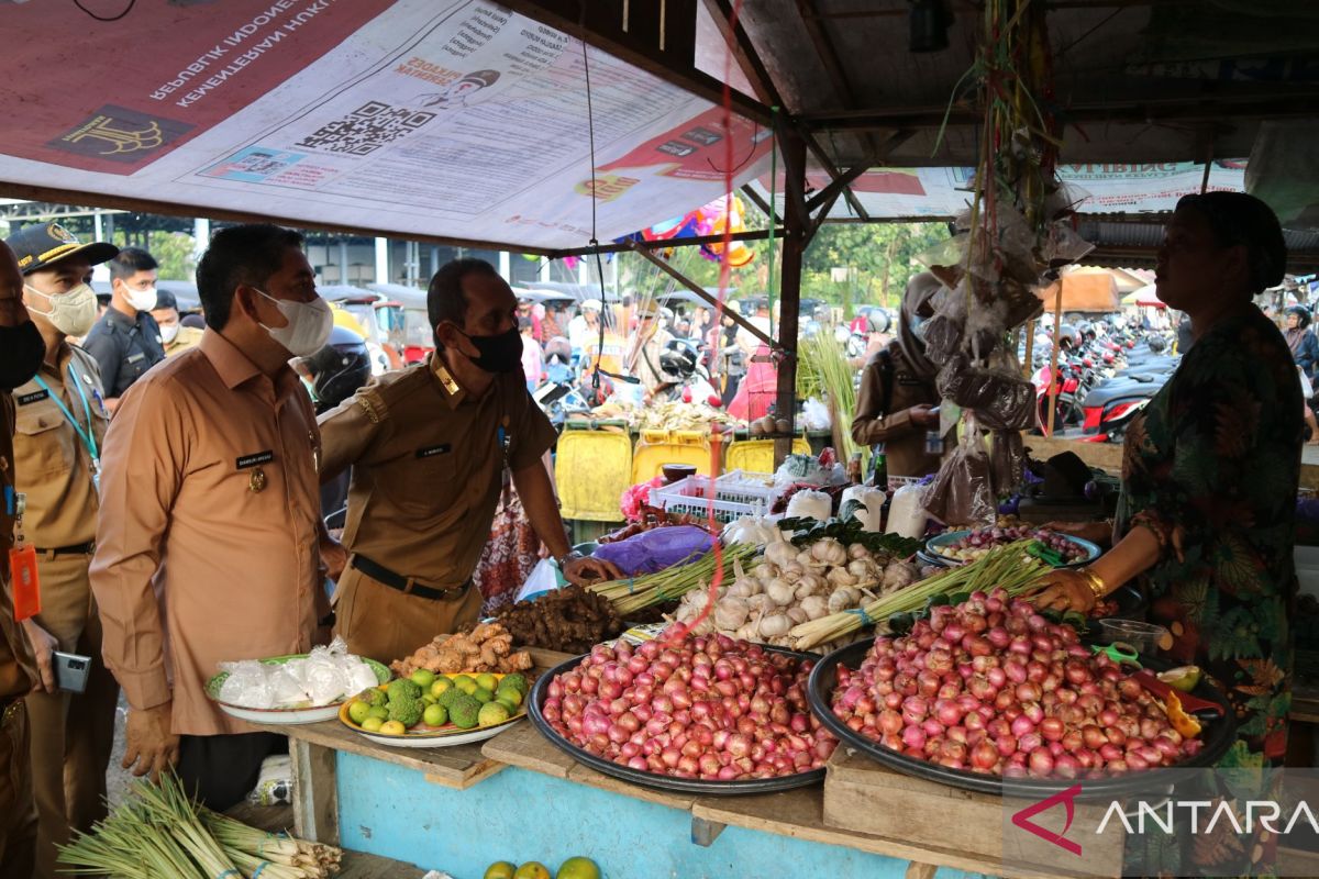 Harga bahan pokok HSS terpantau aman jelang Idul Adha