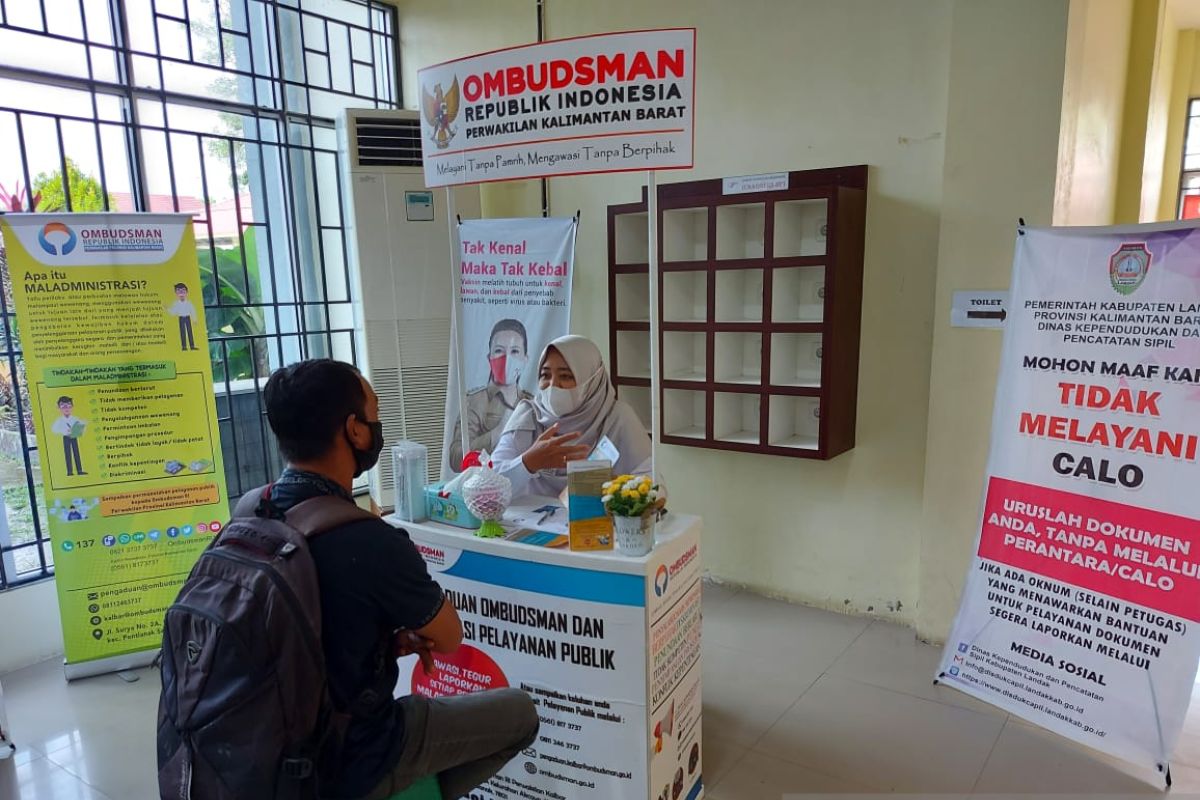 Ombudsman Kalbar jemput bola laporan di gerai pengaduan Kabupaten Landak