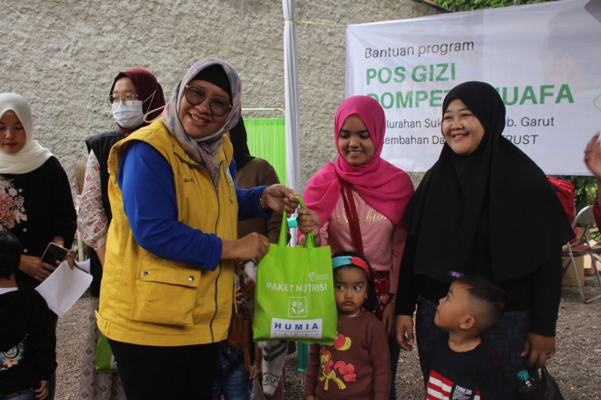 Muslim Indonesia di Selandia Baru bersama Dompet Dhuafa gelar pos gizi bagi warga Garut
