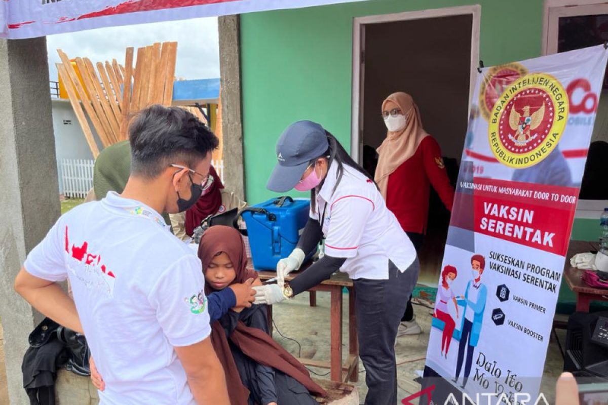 BIN Daerah Gorontalo gelar vaksinasi COVID-19 di Ponelo Kepulauan