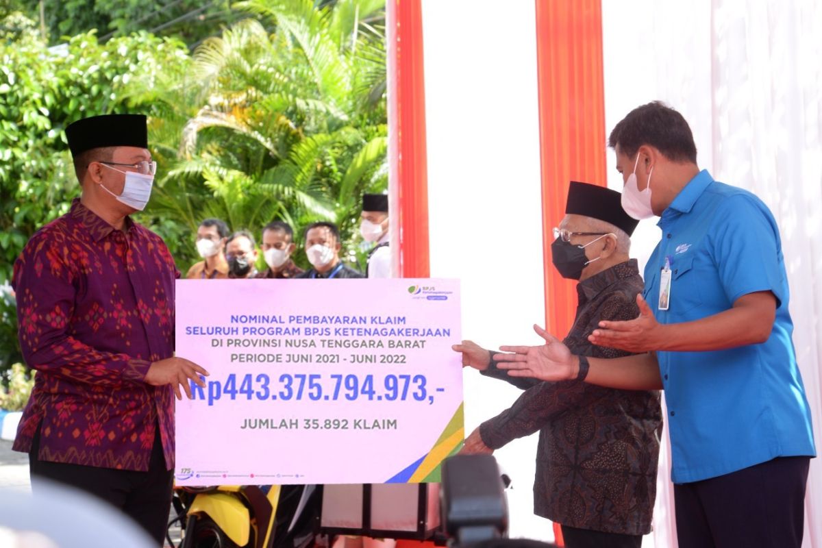 BPJS Ketenagakerjaan telah bayarkan Rp443 manfaat program selama setahun di Provinsi NTB, begini penjelasannya