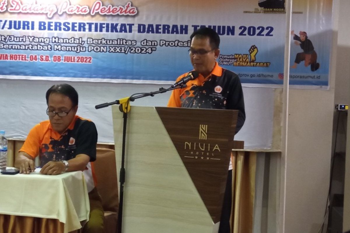 Dispora Sumut tingkatkan kompetensi wasit  dan juri pencak silat