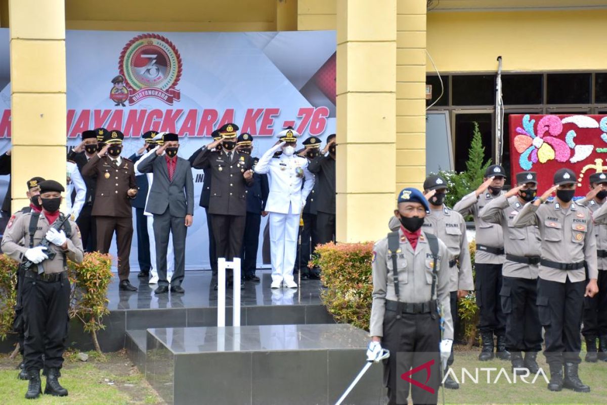 HUT Bhayangkara, Wali kota Sabang harap polisi terus jadi pelindung rakyat