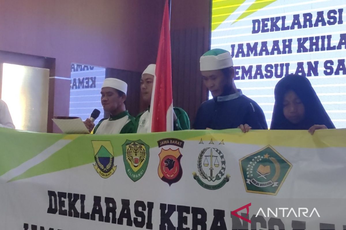 Members of Khilafatul Muslimin reaffirm loyalty to Indonesia