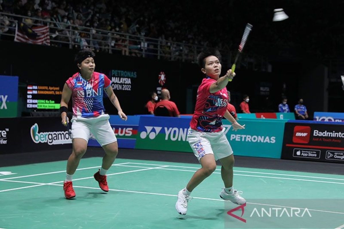 Apriyani/Fadia pastikan tiket ke perempat final Singapura Open 2022