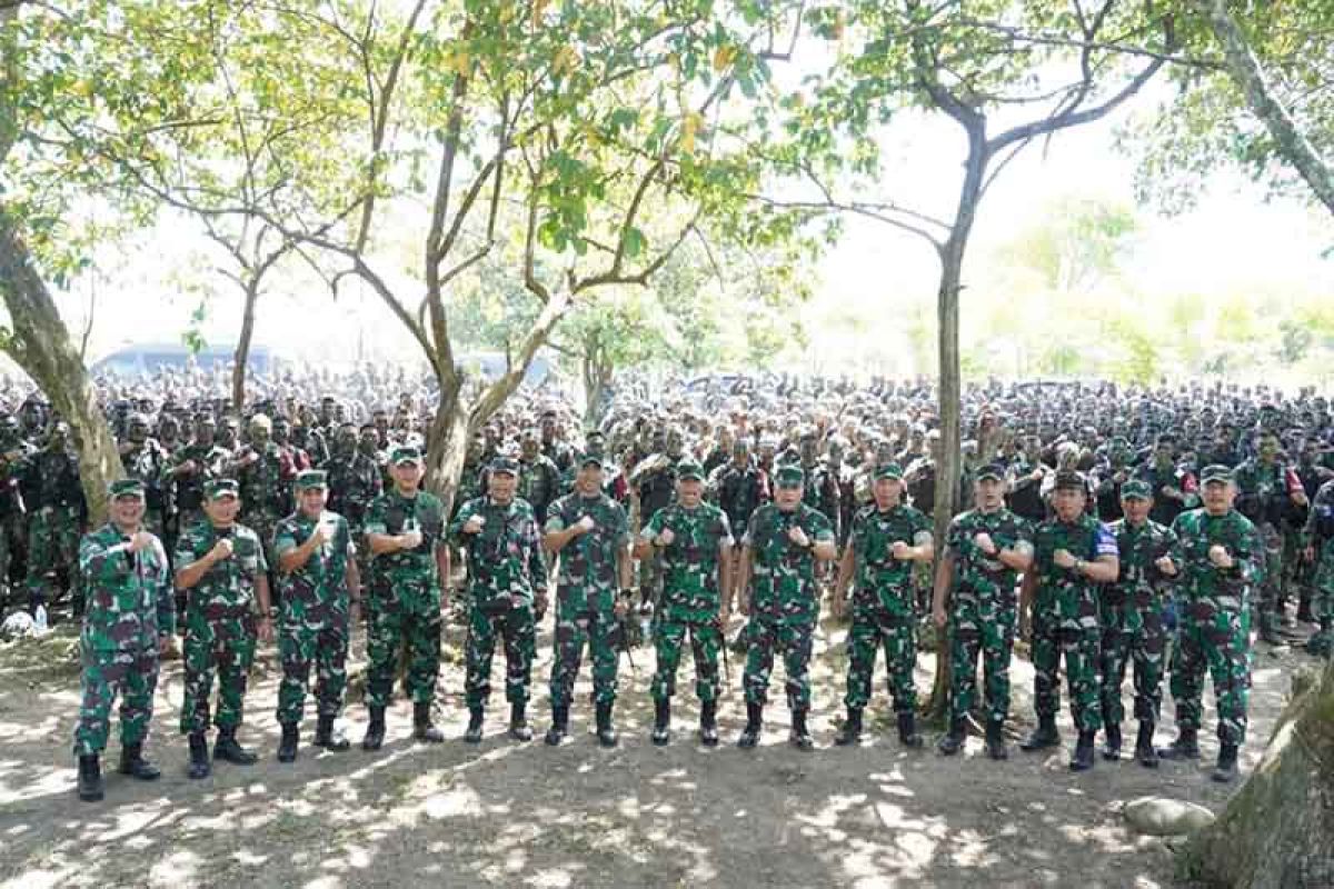 Latihan tempur TNI AD di Aceh Besar berakhir