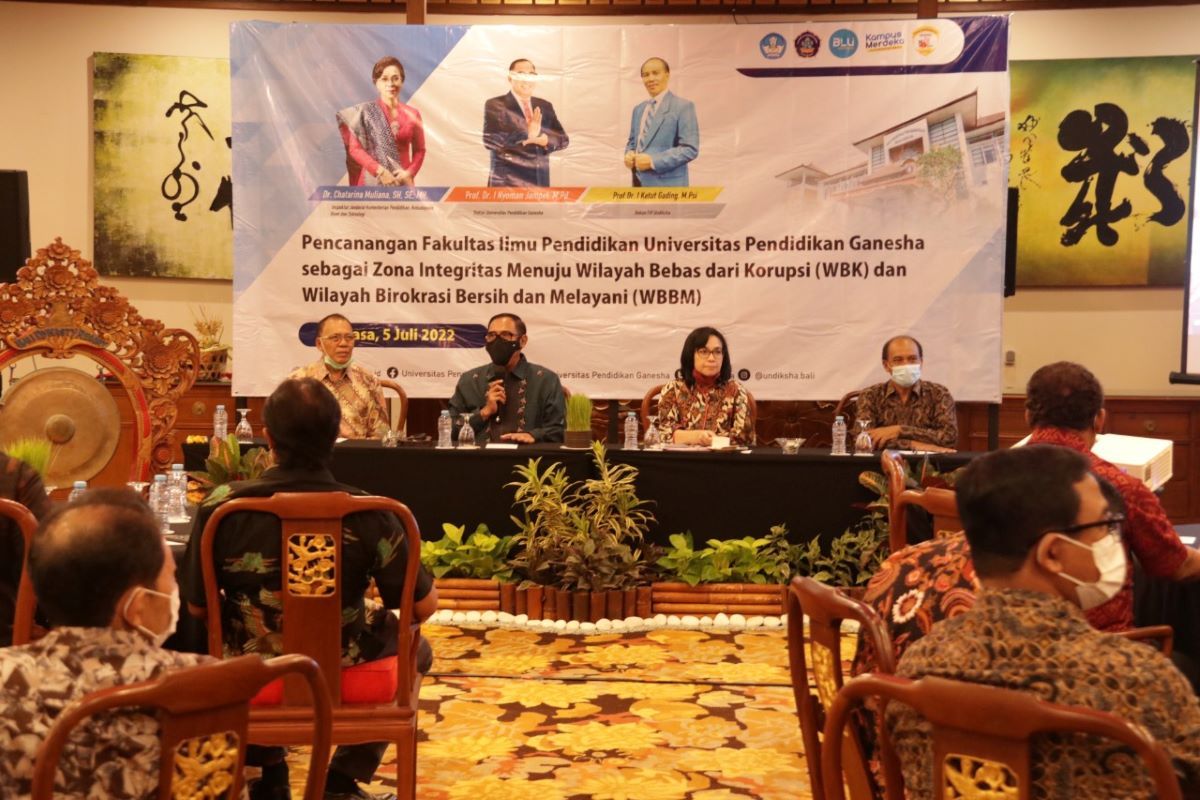 Undiksha Singaraja canangkan Kampus Integritas menuju WBK/WBBM