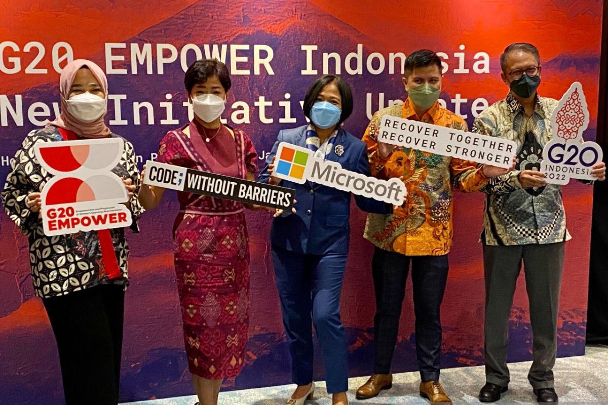 G20 EMPOWER, Microsoft Indonesia kolaborasi tingkatkan partisipasi perempuan