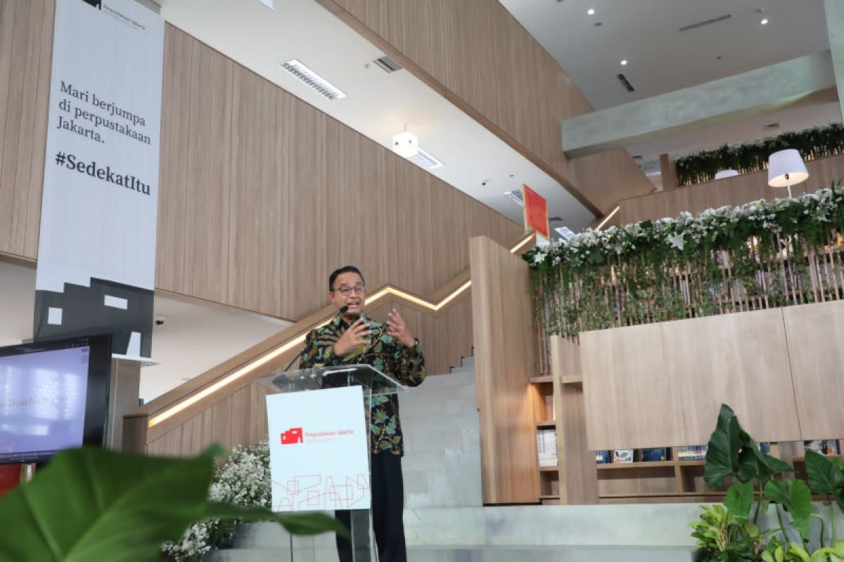Anies minta Perpustakaan Jakarta tunjukkan citra masa depan Indonesia