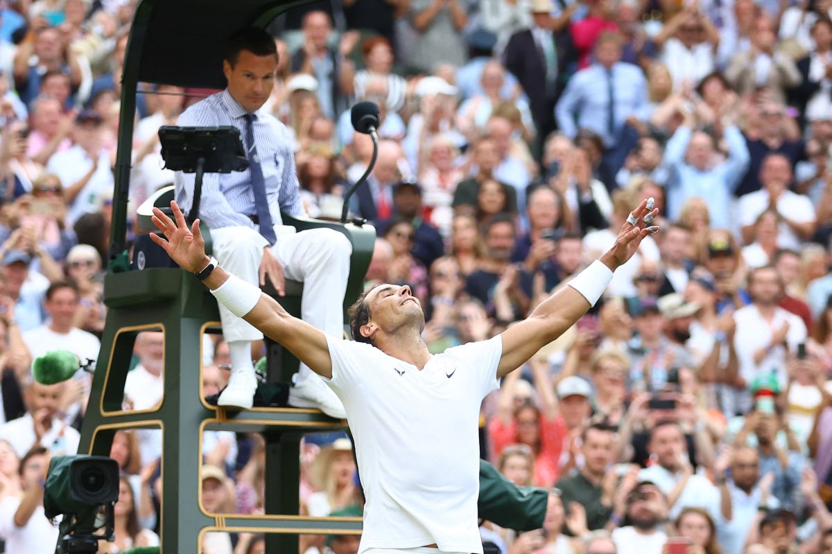 Dalam kondisi cedera, Nadal melaju ke semifinal Wimbledon hadapi Kyrgios