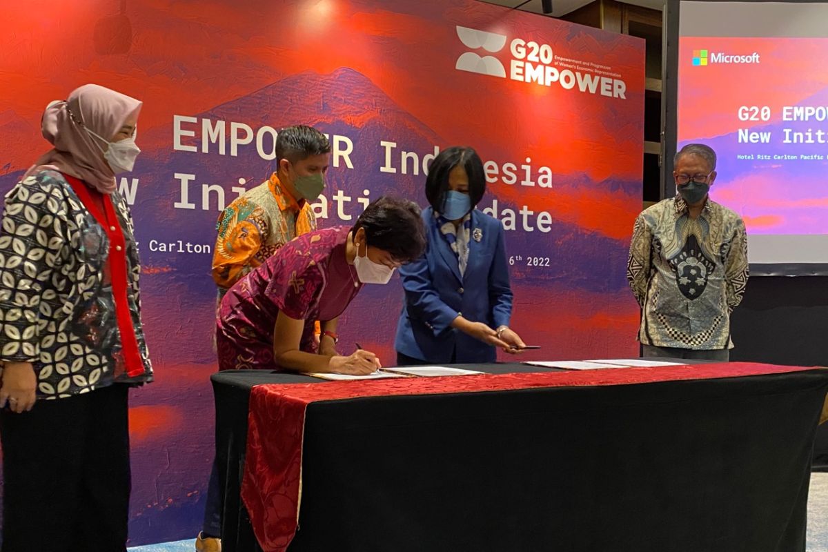 G20 EMPOWER -- Microsoft Indonesia kolaborasi tngkatkan partisipasi perempuan dalam pertumbuhan ekonomi digital