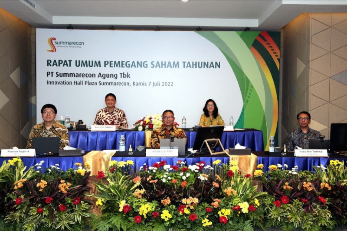 Summarecon Agung bagi dividen Rp99 miliar