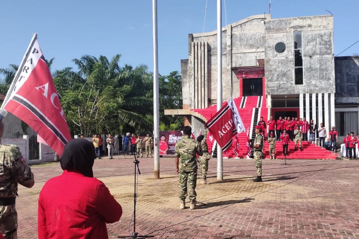 Peringati milad ke 15, PA Aceh Jaya gelar upacara bendera