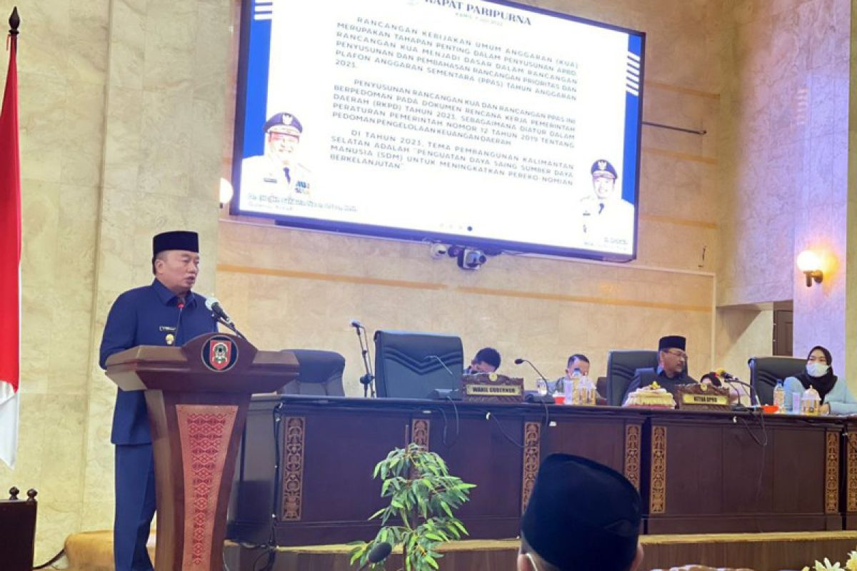 Wagub Kalsel sampaikan anggaran 2023