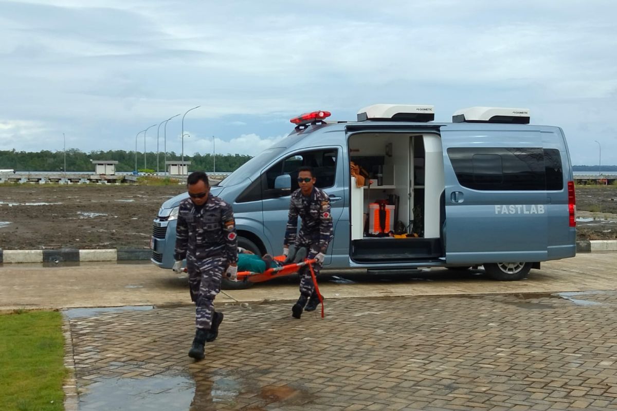 Komando Armada III gelar latihan bersama penanggulangan bencana