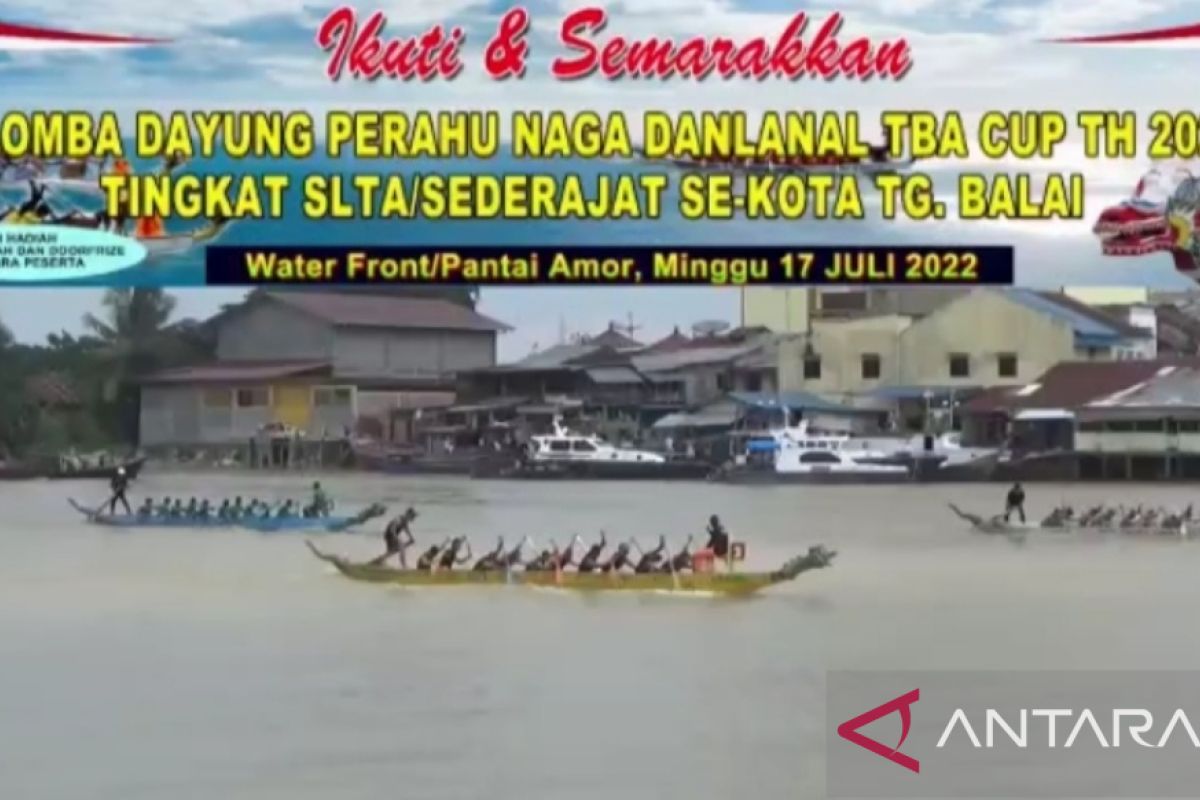 17 Juli 2022, Lanal TBA gelar lomba dayung dragon boat