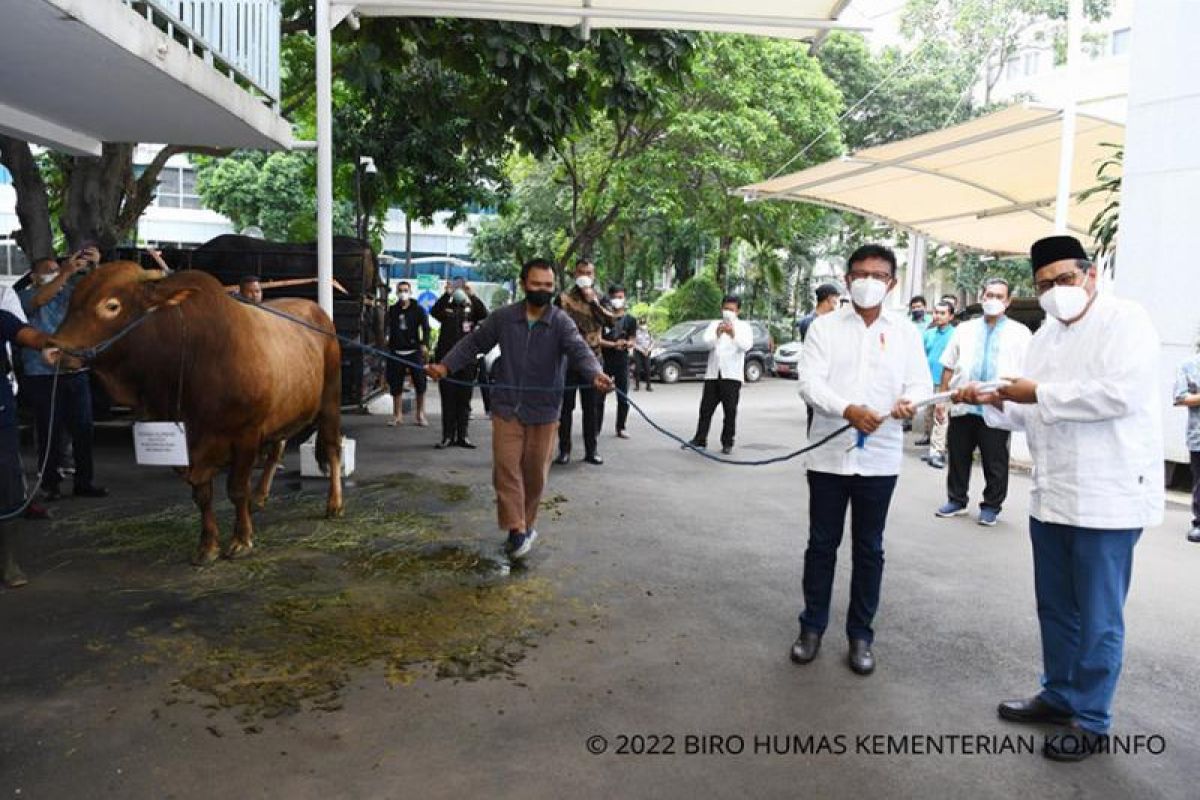 Menkominfo: Idul Adha 1443 H momentum saling berbagi