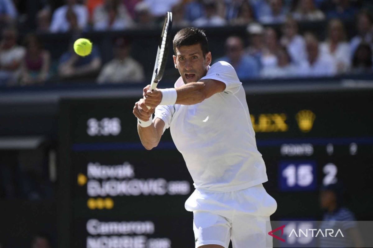 Djokovic lewati Khachanov menuju semifinal Astana Open