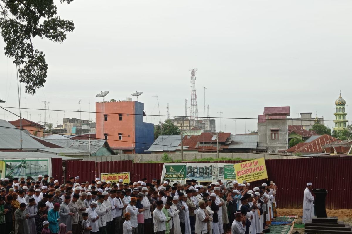 Ini lokasi pelaksanaan shalat Idul Adha di Kuala Simpang