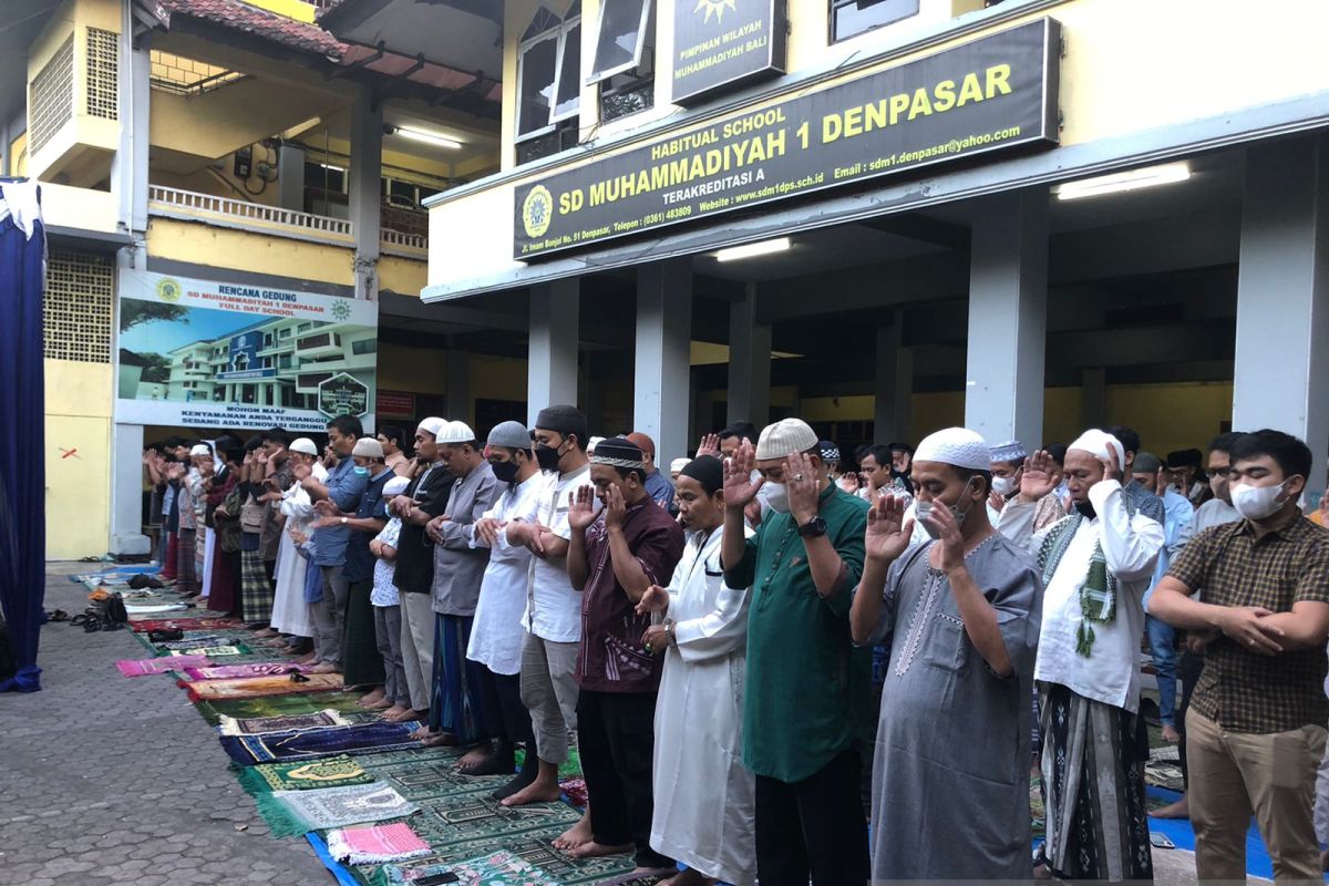 500 orang ikuti sholat Idul Adha di Gedung Dakwah Muhammadiyah Bali