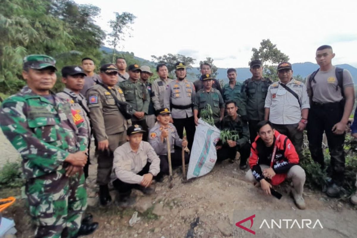 Polisi tetapkan enam tersangka pemilik ladang ganja di Gunung Karuhun