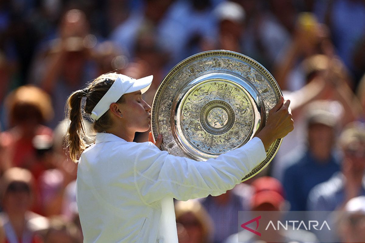 Rybakina juara Wimbledon setelah taklukkan Ons Jabeur