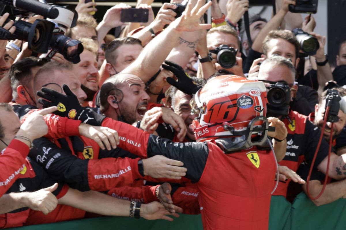 Leclerc bungkam suporter Verstappen dengan kemenangan di GP Austria