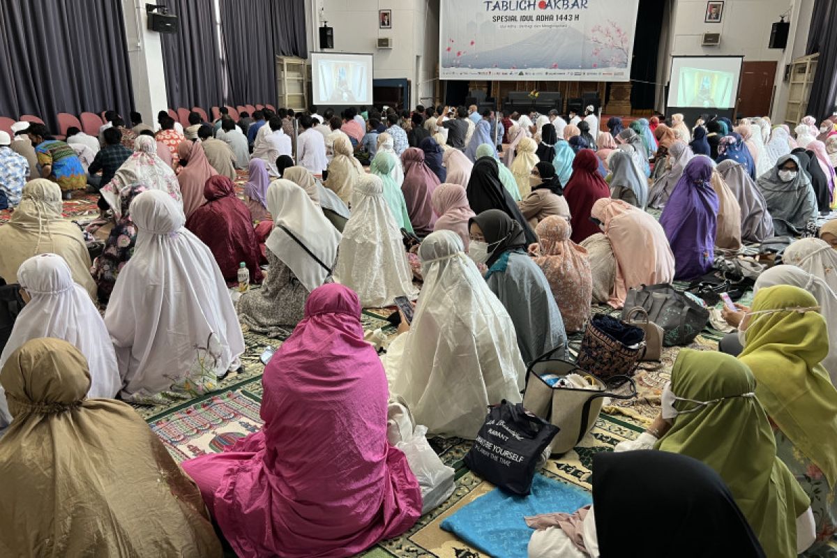 Melihat meriahnya shalat Idul Adha di Masjid Indonesia Tokyo