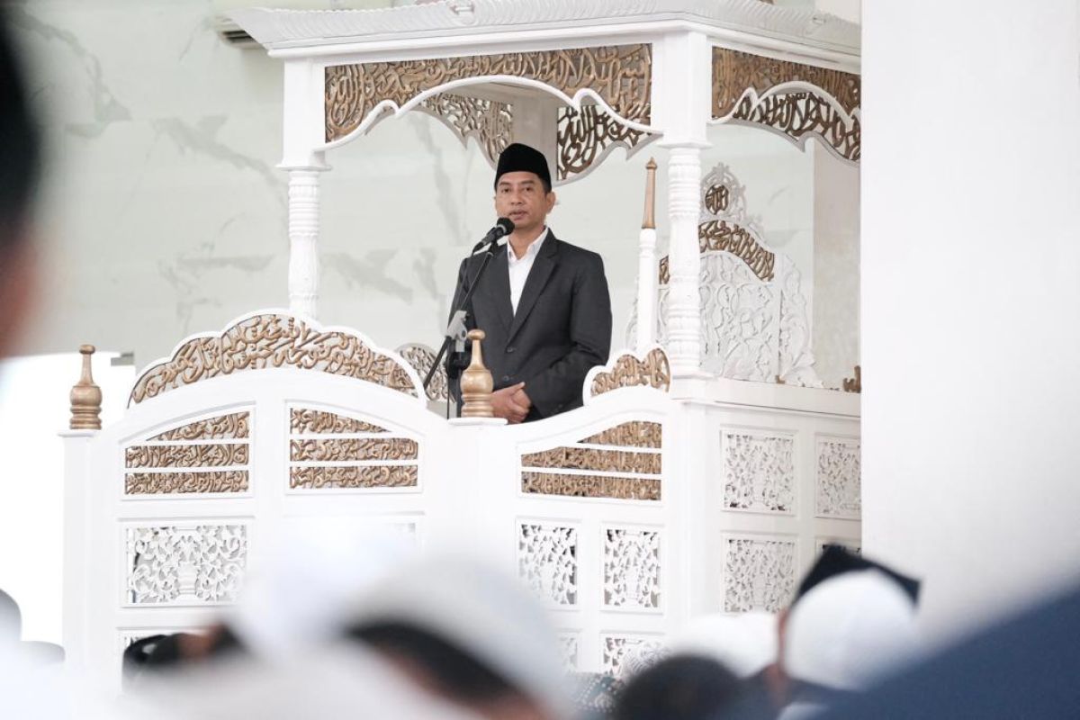 Rektor UIN Alauddin jadi khatib Shalat Idul Adha di Masjid Agung Syekh Yusuf