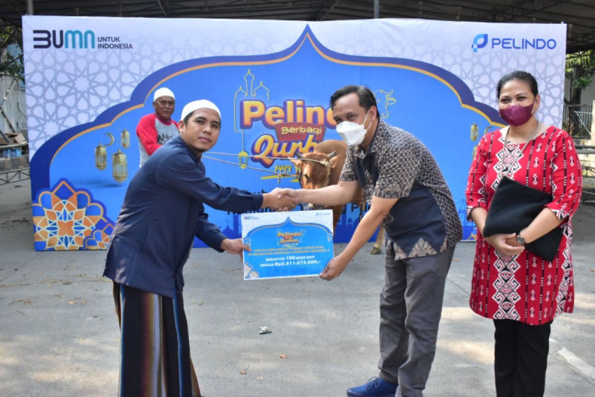 PT Pelindo Regional 2 salurkan 150 ekor sapi kurban