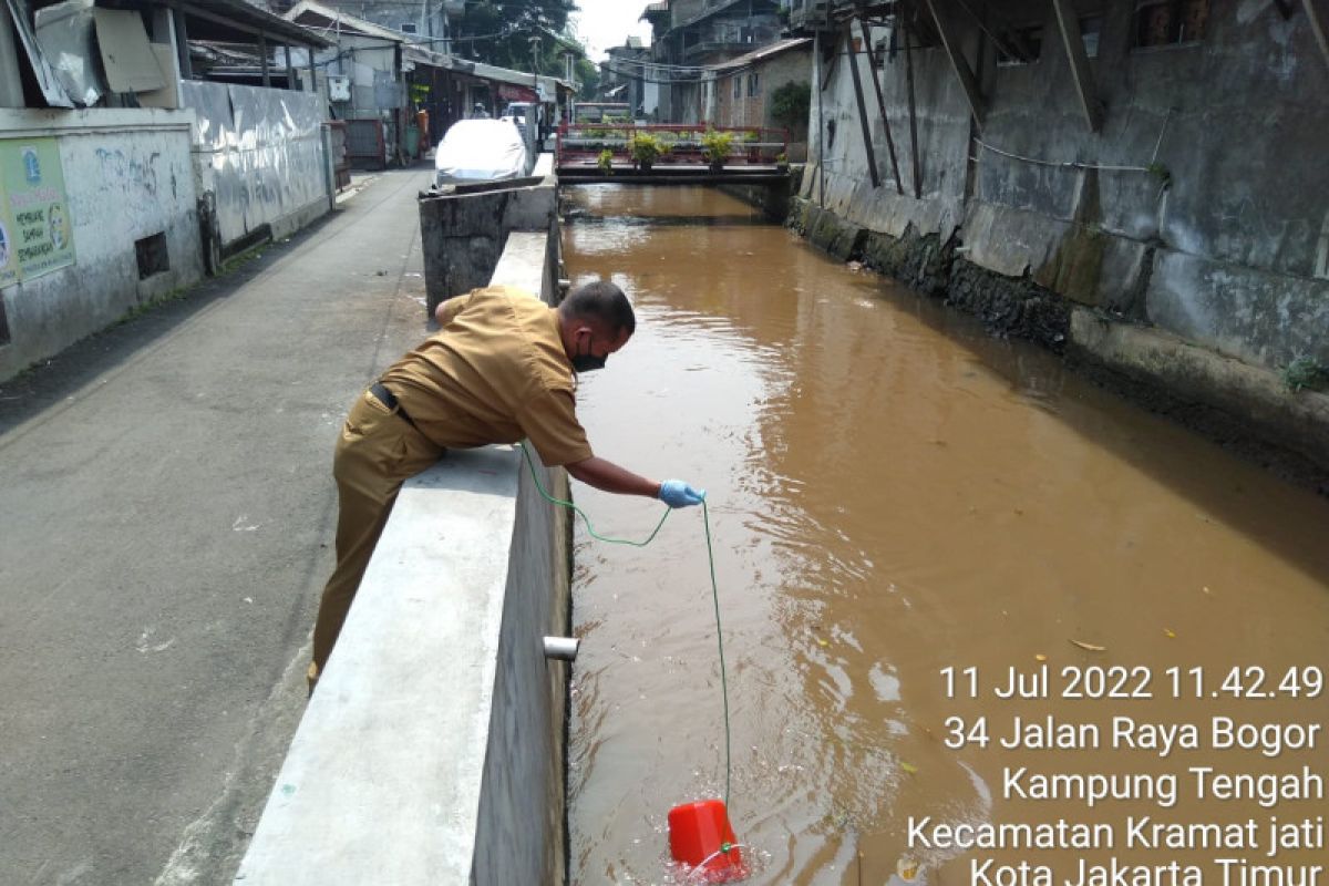 DLH DKI uji sampel air Kali Baru terkait temuan ikan mati