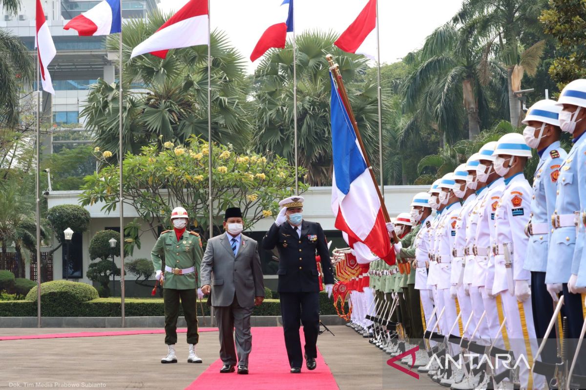 Menhan Prabowo: Prancis mitra strategis RI dalam geopolitik