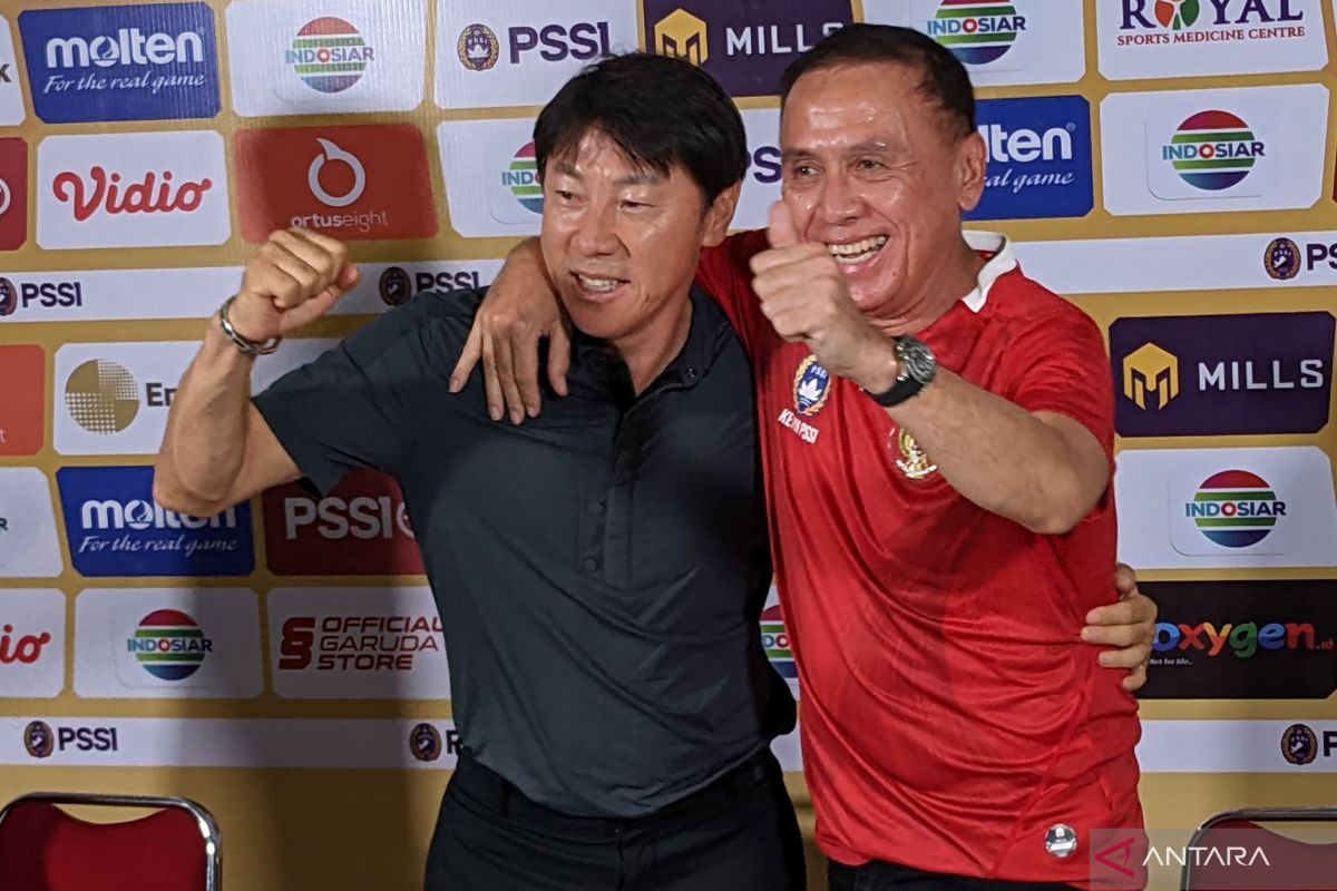Pelatih timnas Indonesia Shin Tae-yong ancam mundur jika Ketum PSSI letakkan jabatan