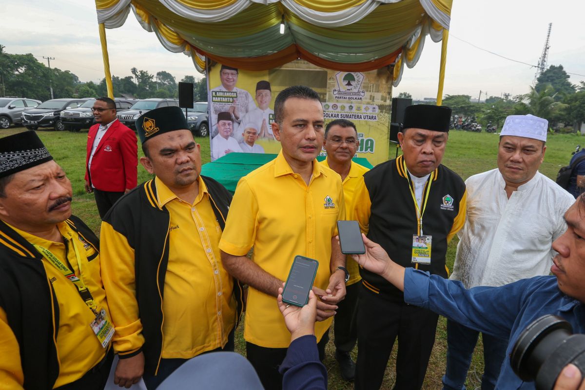 DPD Partai Golkar Sumut kurban 89 ekor sapi