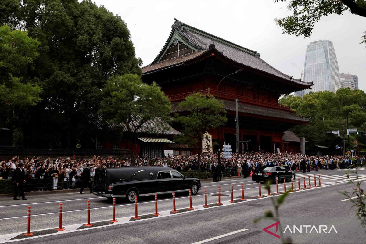 Jepang adakan pemakaman kenegaraan untuk Abe pada 27 September