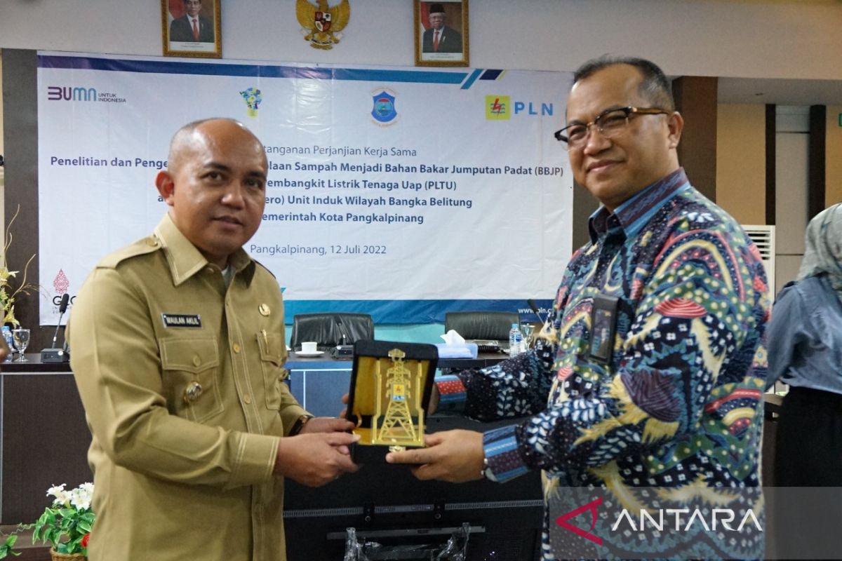 Pemkot Pangkalpinang-PLN Babel kembangkan  sampah jadi bahan bakar jumputan padat