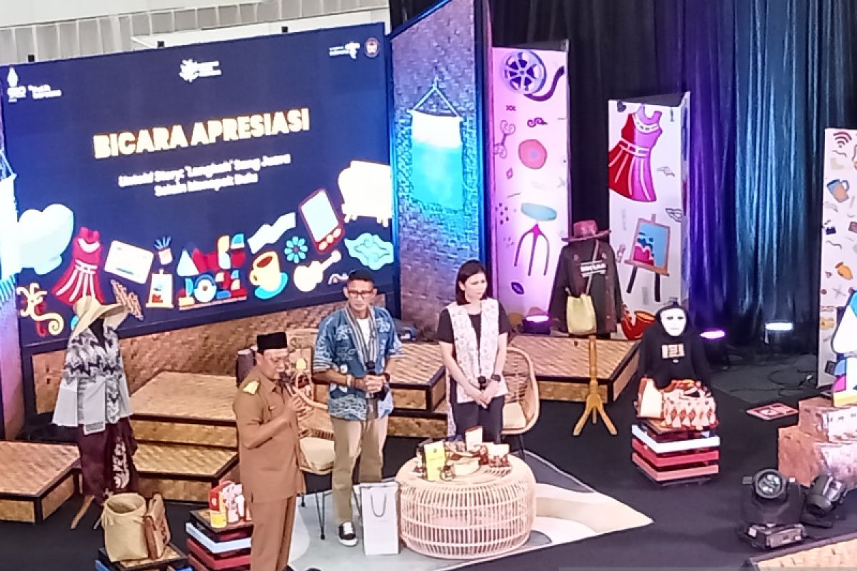 Sandiaga Uno dan Greysia Polii kolaborasi pada acara AKI Banjarmasin