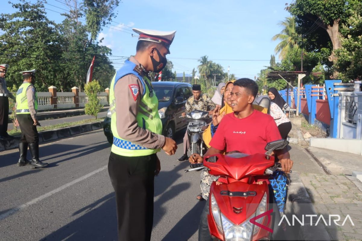 Ops Patuh Rinjani Hari Pertama, Sat Lantas Polres Bima Kota jaring 51 pelanggar