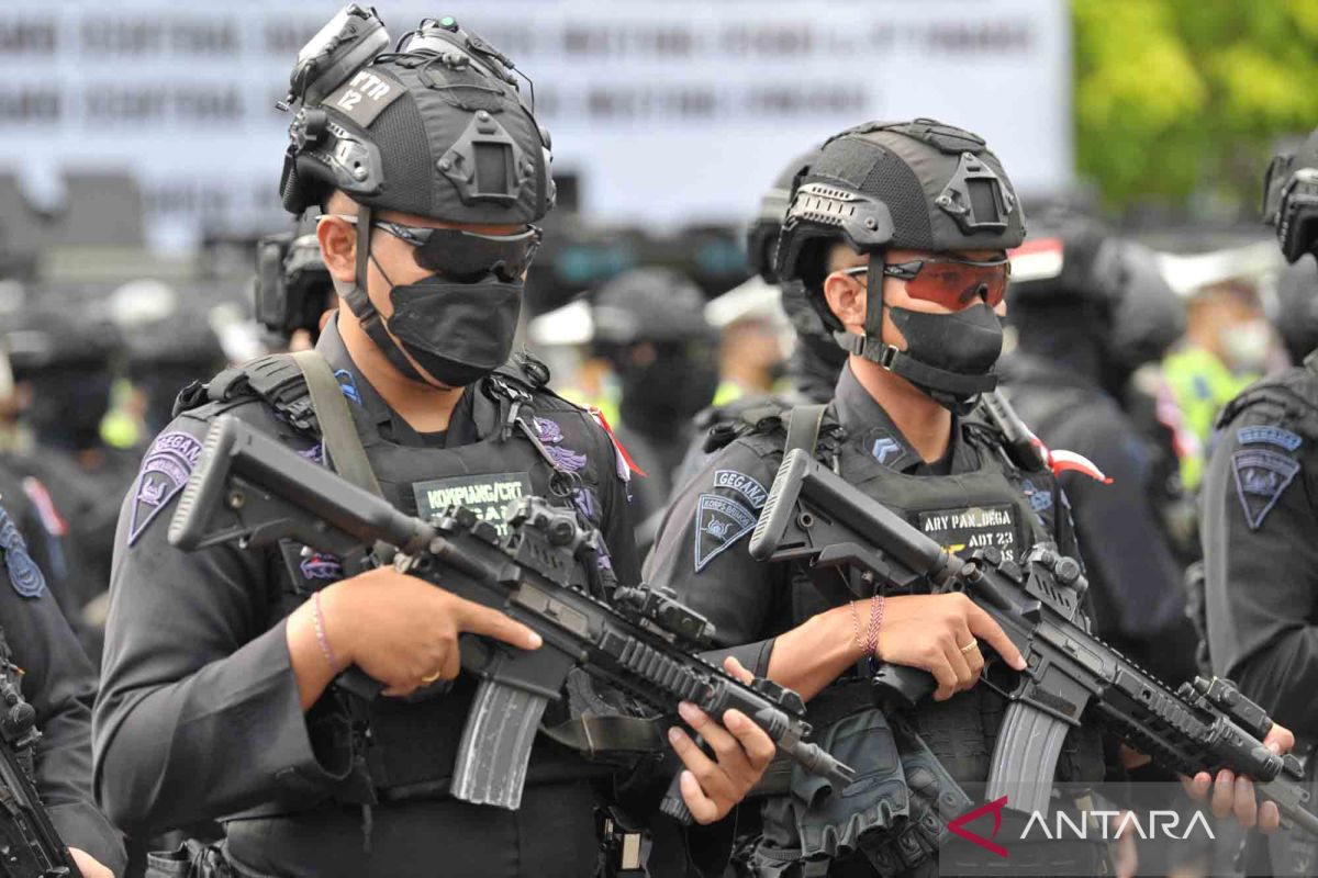 Polda Bali siapkan 1.610 personel amankan pertemuan ke-3 Menkeu-Gubernur Bank Sentral G20 (video)