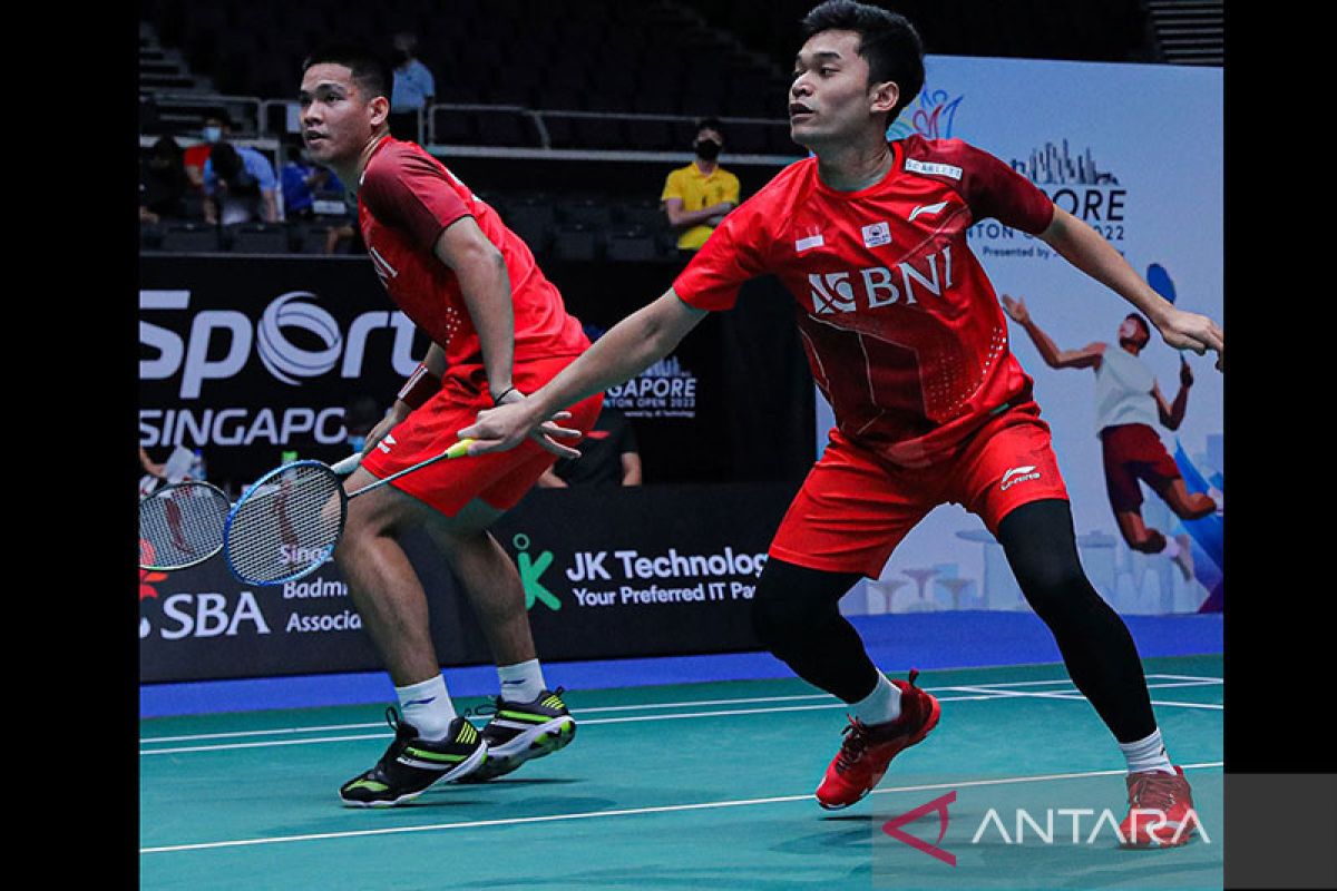 Fajar/Rian atur pertemuan kontra Leo/Daniel di final Singapore Open