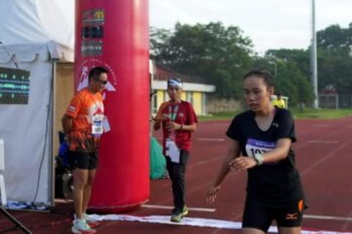 Mahasiswi Unja raih medali lari Pornas VI