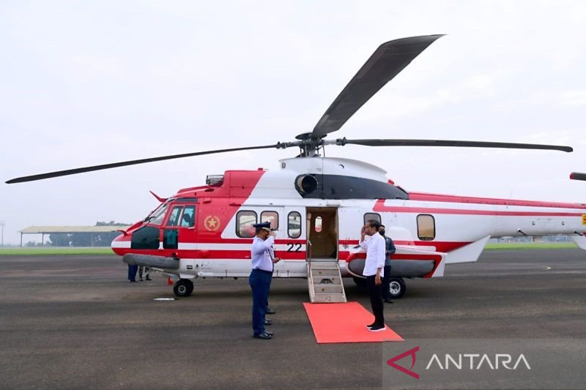 Presiden Joko Widodo bertolak ke Subang