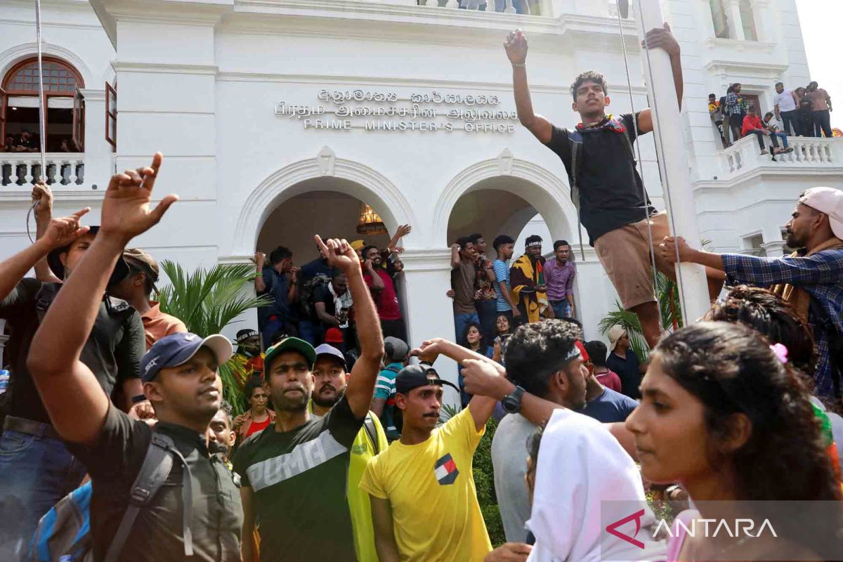 Presiden Sementara Sri Lanka Ranil Wickremesinghe umumkan keadaan darurat