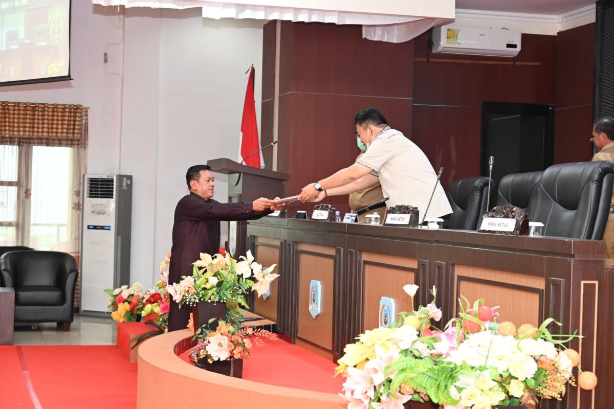 Rapat Paripurna ke-13, Fraksi DPRD Kaltara sepakat Ranperda dibahas lebih lanjut